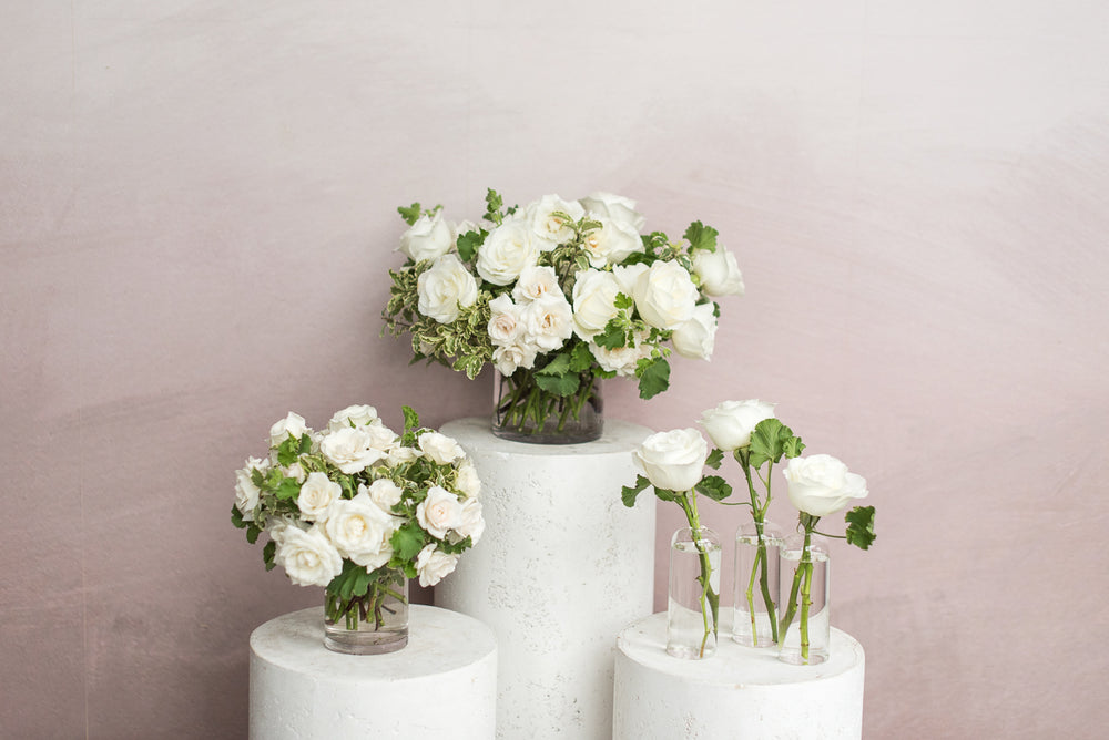 Pearl Bud Vase Set