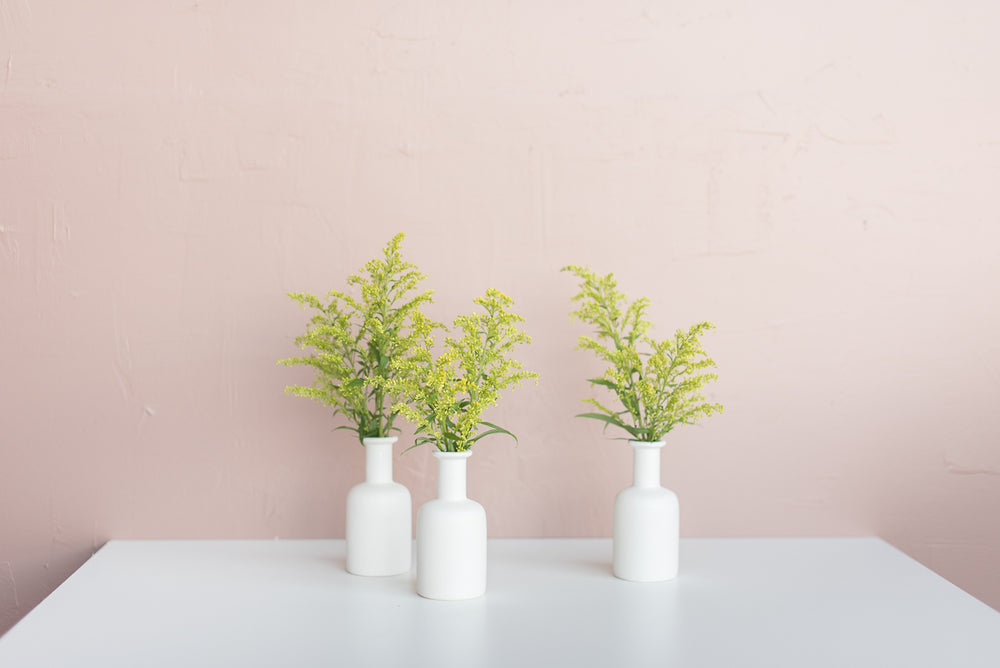 Citrus Textural Bud Vase Set